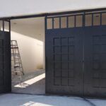 porton de herreria plegable